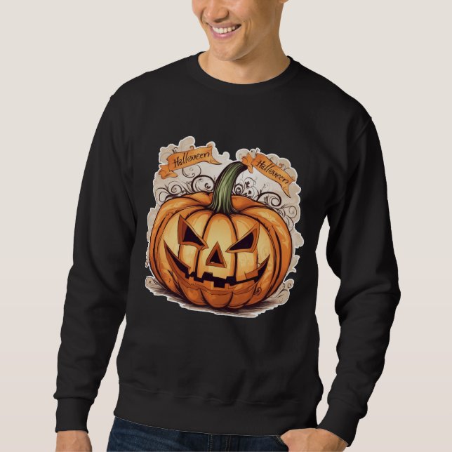 Halloween: Big Pumpkin -  Sweatshirt (Front)