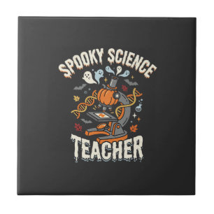 Halloween Biology Teacher Spooky Science Tile