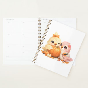 Halloween Bird Friends Weekly Planner