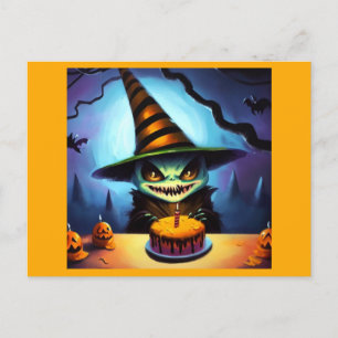 Halloween - Birthday 1 Postcard
