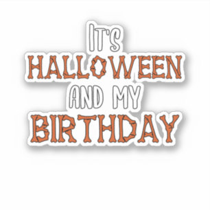 Halloween Birthday 31st October