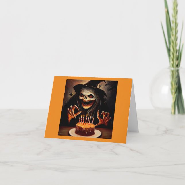 Halloween - Birthday 5 Card (Front)