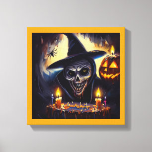 Halloween - Birthday 7 Canvas Print