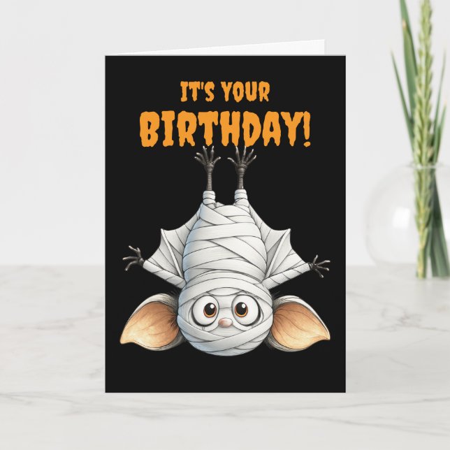 Halloween Birthday Card (Front)