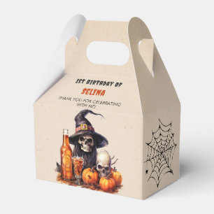 Halloween Birthday Cute Witch Party Favour Box