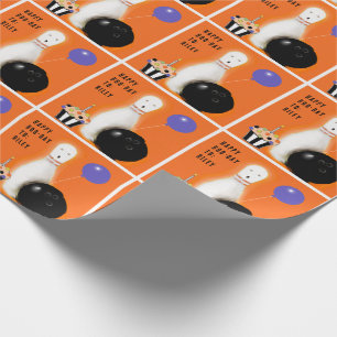 Halloween Birthday Gift Wrapping Paper