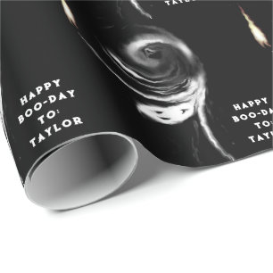 Halloween Birthday Gift Wrapping Paper