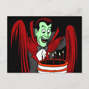 Halloween Birthday Greetings Postcard