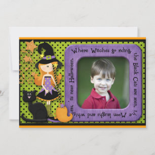 Halloween Birthday Invitation