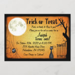 Halloween Birthday Invitation<br><div class="desc">Please Leave a message for me if you have a different design in mind :) I can Change anything.</div>