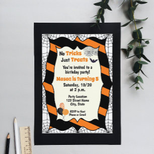 Halloween Birthday Invitation