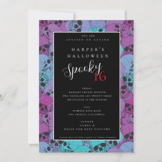 Halloween Birthday Invitation