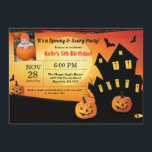 Halloween Birthday Invitation Costume Party<br><div class="desc">Halloween Birthday Invitation with custom photo. Costume Party. Spooky. Kids or Adult Birthday Invitation. 1st 2nd 3rd 4th 5th 6th 7th 8th 9th 10th 11th 12th 13th 14th 15th 16th 17th 18th, Any Ages. For further customization, please click the "Customize it" button and use our design tool to modify this...</div>