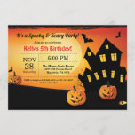 Halloween Birthday Invitation Costume Party<br><div class="desc">Halloween Birthday Invitation. Costume Party. Spooky. Kids or Adult Birthday Invitation. 1st 2nd 3rd 4th 5th 6th 7th 8th 9th 10th 11th 12th 13th 14th 15th 16th 17th 18th,  Any Ages. For further customization,  please click the "Customize it" button and use our design tool to modify this template.or</div>