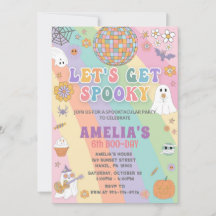 Halloween Birthday Invitation, EDITABLE Halloween 
