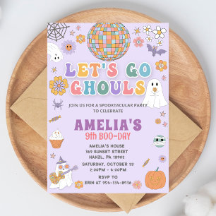 Halloween Birthday Invitation, EDITABLE Halloween  Invitation