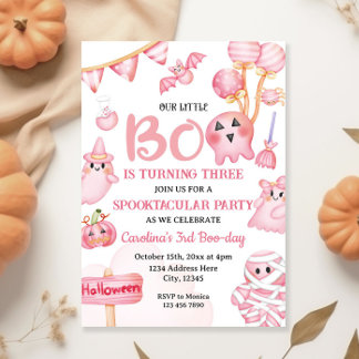 Halloween Birthday Invitation Template