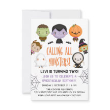 Halloween Birthday Invite