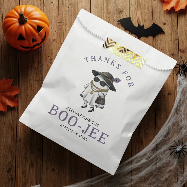 Halloween Birthday Party Boujee Ghost Favour Bag (Halloween Birthday Party Boujee Ghost Favor Bag
)