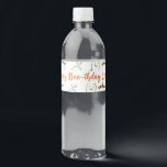 Halloween Birthday Party Decoration<br><div class="desc">Are you celebrating a Halloween birthday this year and want a sweet, not spooky, illustrated theme for your party? These extra cute and colourful Halloween themed water bottle labels feature hand drawn festive fun! A happy ghost surrounds your customizable text! Add your child's name for a cute sticker to attach...</div>
