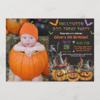 Halloween Birthday Party Invitation