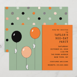 Halloween Birthday Party Invitation