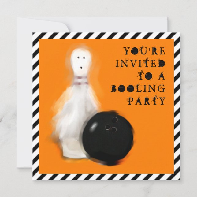 Halloween Birthday Party Invitation (Front)