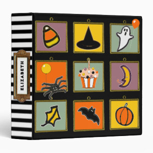 Halloween Birthday Scrapbook Photo Album Binder
