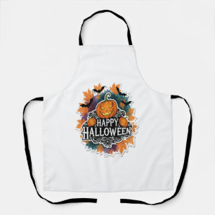 Halloween Birthday Squad Creepy Clown Ghost Zombie Apron