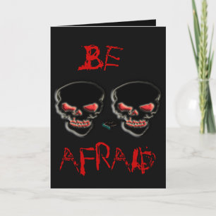 Halloween birthday template card - customize