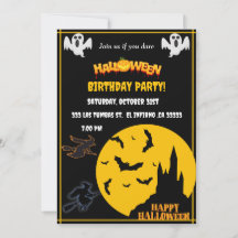 Halloween Bithday party
