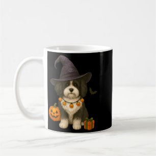 Halloween Black And White Havanese Dog Coffee Mug