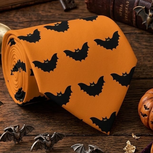 Halloween Black Bat Tie (Creator Uploaded)