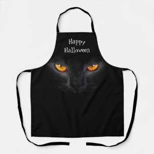 Halloween black cat Apron