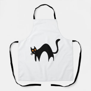 Halloween Black Cat Apron