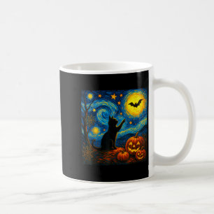 Halloween Black Cat Cat Lovers Cat Coffee Mug