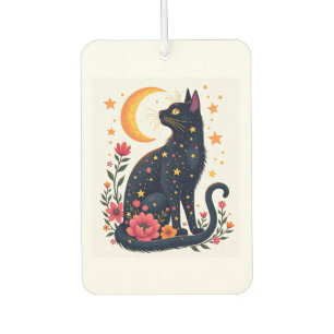 Halloween Black Cat Costume Mystical Cat Lover Wom Air Freshener