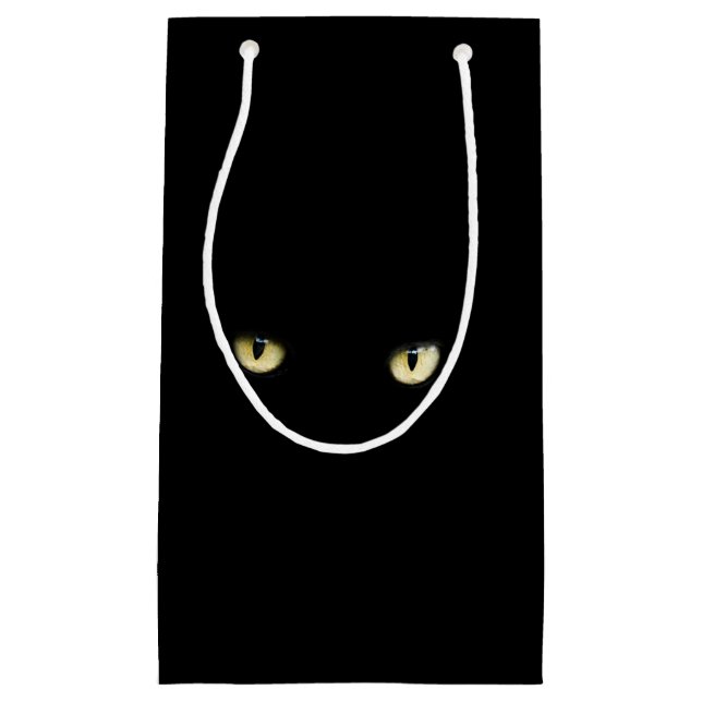 Halloween Black Cat Eyes Gift Bag (Front)