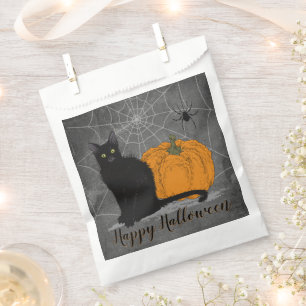 Halloween Black Cat Favour Bag