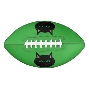 Halloween Black Cat Football