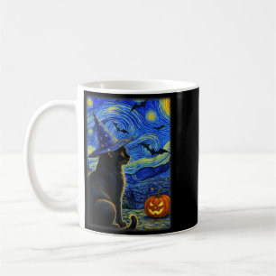 Halloween Black Cat Funny Cats Lover For Men Women Coffee Mug