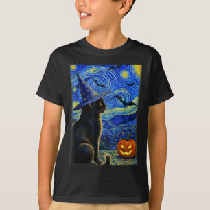 Halloween Black Cat Funny Cats Lover For Men Women T-Shirt