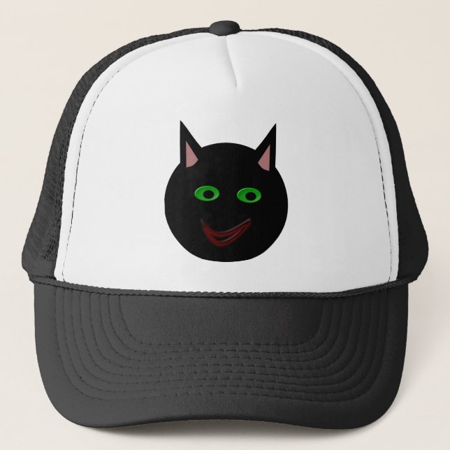Halloween Black Cat Hat (Front)