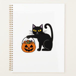 Halloween Black Cat Jack O' Lantern Pumpkin Sweet Planner