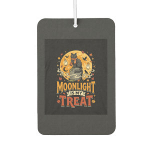 Halloween Black Cat Moon Magic Air Freshener