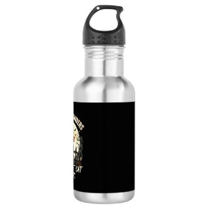 Halloween Black Cat Moonlight 532 Ml Water Bottle