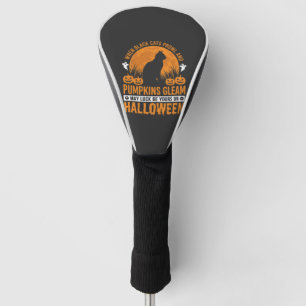 Halloween Black Cat Pumpkin Moon Design_1 Golf Head Cover