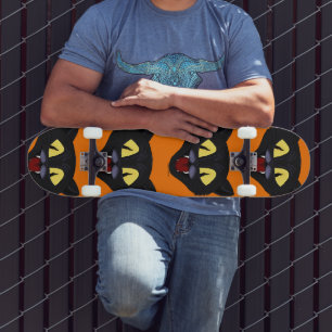 Halloween Black Cat Skateboard