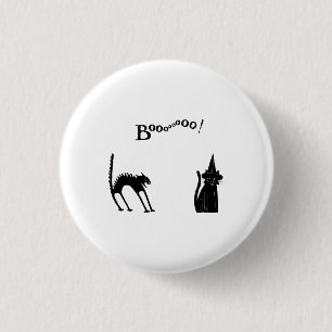 Halloween Black Cats  1 Inch Round Button