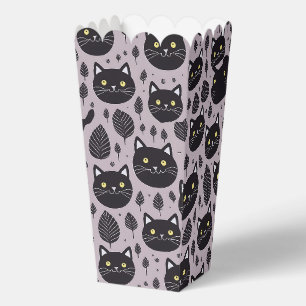 Halloween black cats favor box